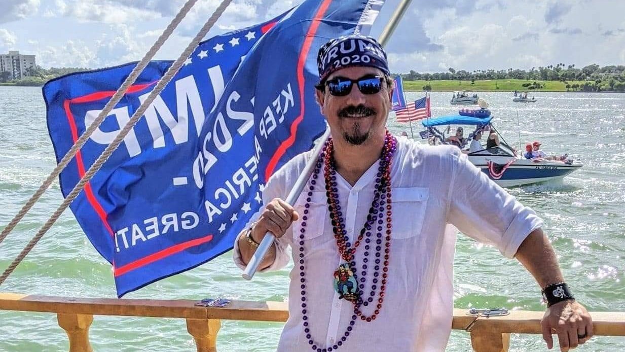 John Melendez Tampa Trump Boat Parade